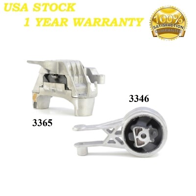 2PCS MOTOR MOUNT FOR 2014-2016 CADILLAC ELR 1.4L