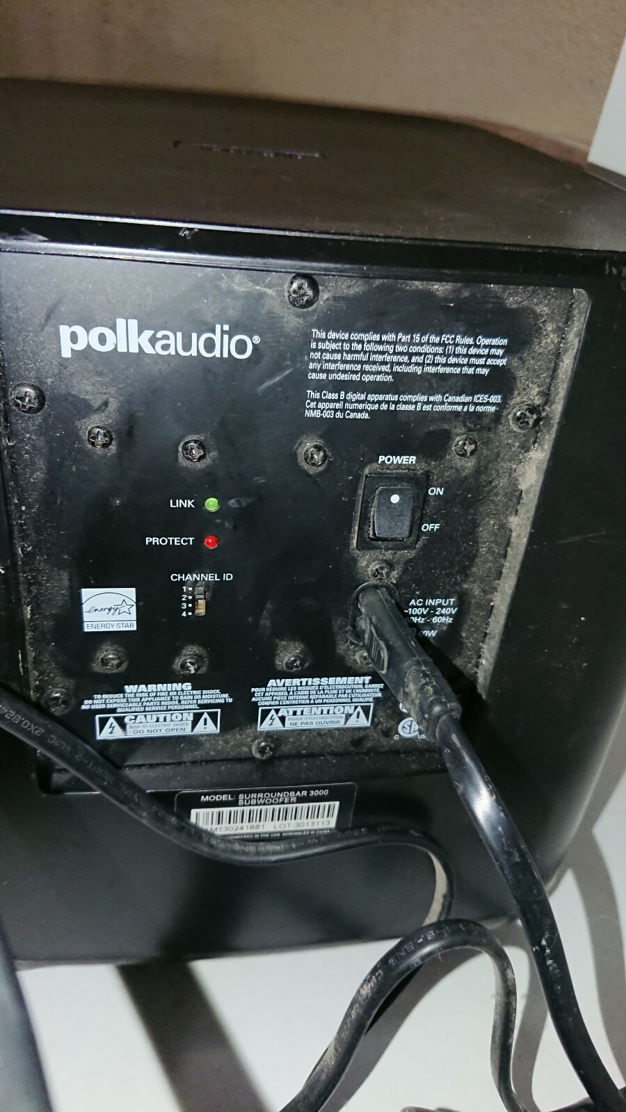 polk audio surroundbar 3000 ebay