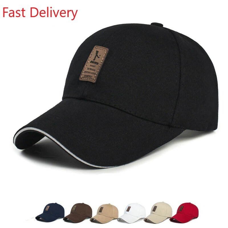 Adjustable Cotton Baseball Cap for Men & Women - Outdoor Sports Sun Hat-image