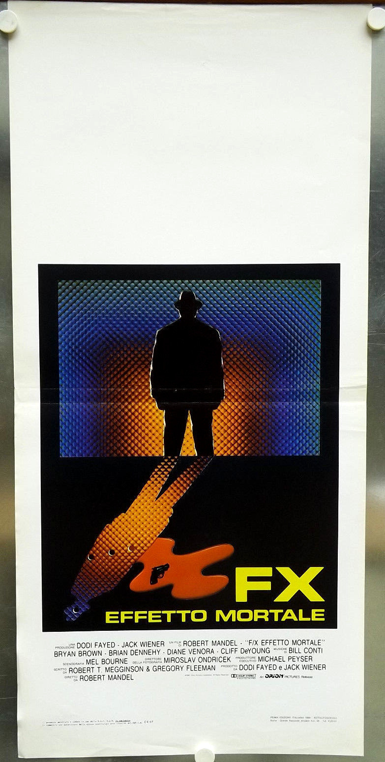 Locandina originale film FX EFFETTO MORTALE (1985) - Regia di Robert Mandel