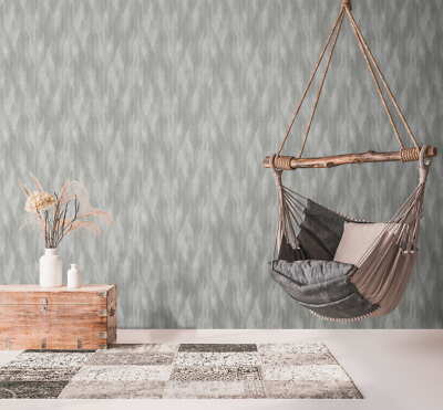 Vliestapete Dunkelgrau Rauten Dreiecke Streifen Scandi Style 39104-5 (4,02 /1qm)