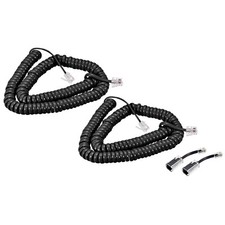 Telephone Cord Detangler 360 Degree w Telephone Handset Cord 6.56Ft 2Set
