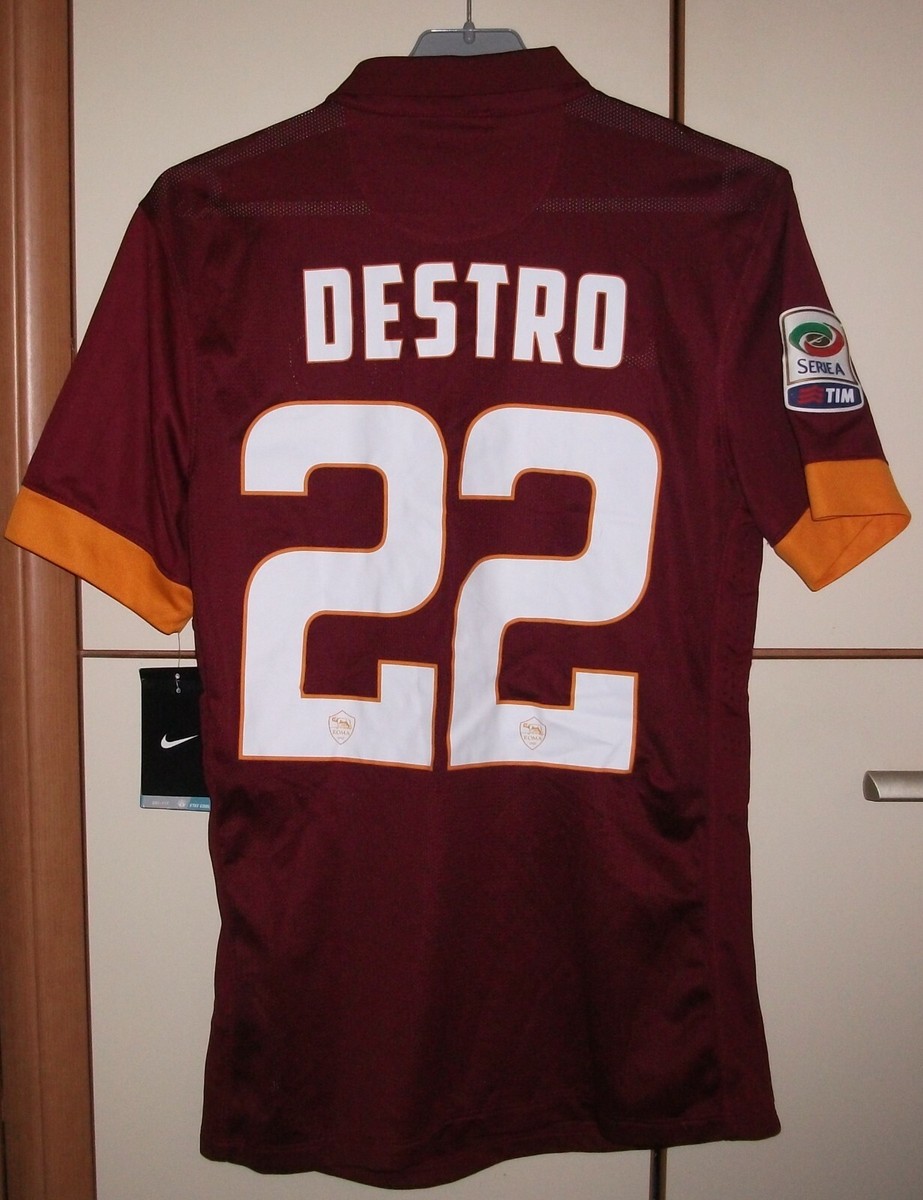 AS Roma 2014 - 2015 Home football shirt Jersey Player Issue