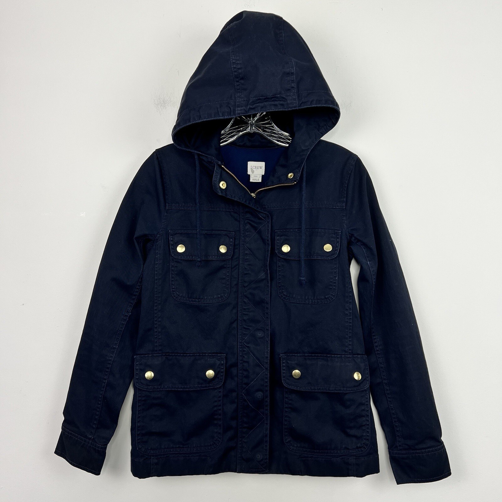 J. Crew Utility Jacket Women's XXS Blue 