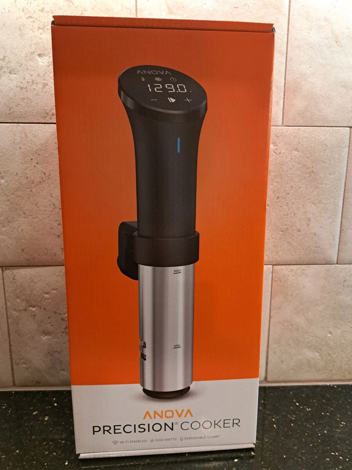 Anova Culinary AN500-US00 Sous Vide Precision Cooker (WiFi), 1000 Watts Sealed