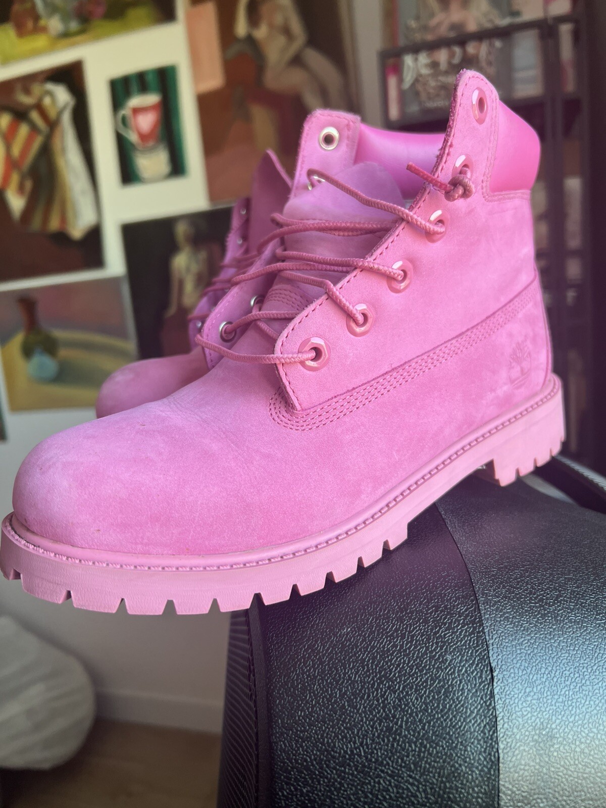 Timberland Women's Pink Boots Size 6