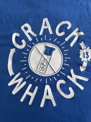 PARTIMENTOの11 Crack Tee Vintage XL Crack Is Whack “don't Believe The Pipe” T-Shirt