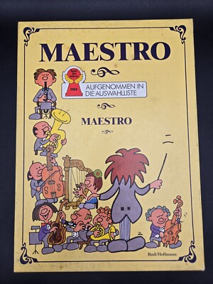 Maestro Board Game Hans Im Gluck German Music 1989 Vintage