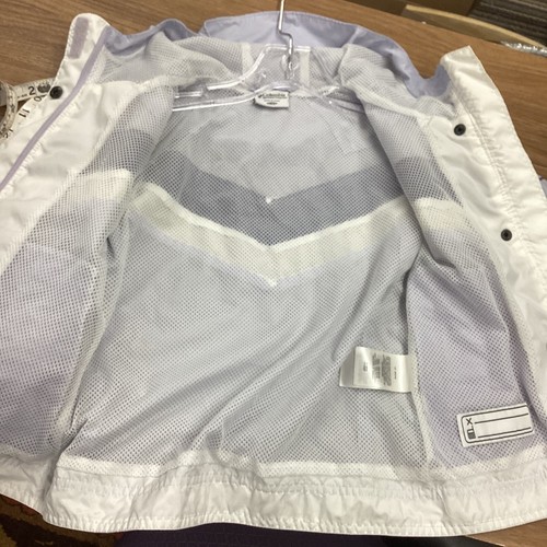 Columbia Lightweight Hooded Blue Jacket Girls size 6/6X - Picture 4 of 8