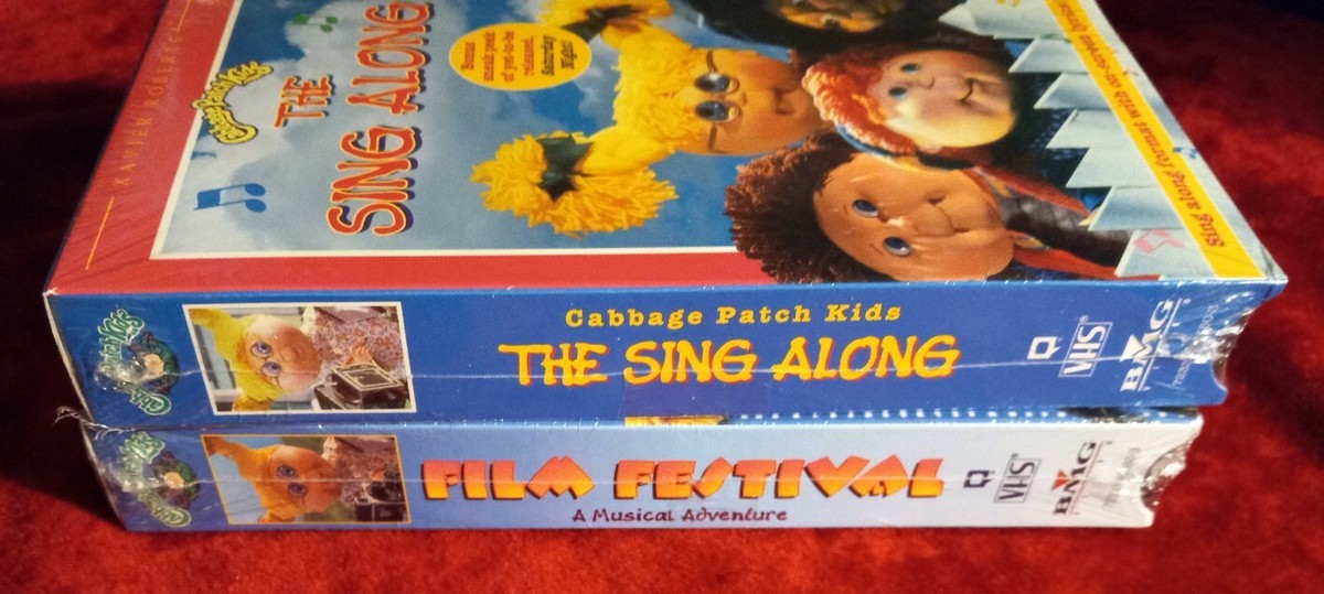Cabbage Patch Kids - the Sing Along(中古品) 2 Rare Cabbage Patch Kids VHS - Sing Along , Film Festival Sealed