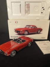 AutoArt Limited Edition 1962 Corvette in Roman Red