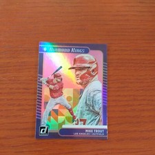 2021 DONRUSS DIAMOND KINGS HOLO PINK MIKE TROUT LA ANGELS SP