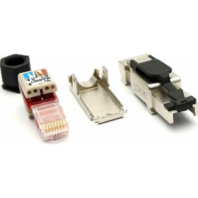  Excel Cat6A RJ45-Stecker / Cat6A (FTP) Field Termination RJ45 Plug / 6'er Pack