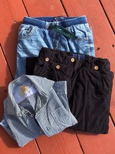 Combination of 2 Mayoral Pants  Boys Rose Pistol button down shirt size 2Y