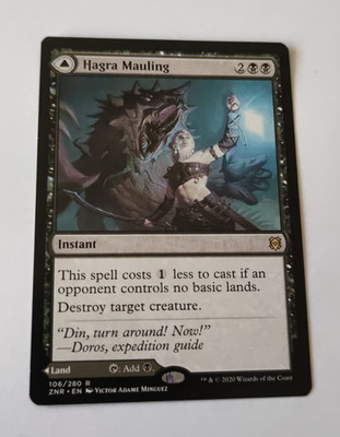MtG Hagra Mauling (ZNR-106) Rare English MINT
