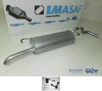 Imasaf Auspuff Endtopf für Vw/Seat/Skoda Bora+Golf4 Var.+Toledo+Octavia 1.4+1.6