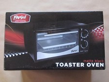 BRAND NEW IN BOX MATTE BLACK PARINI ELECTRIC TOASTER OVEN
