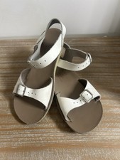 SunSan Surfer Saltwater Sandals White Unisex 13c EUC No Box