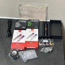 Dragonhawk Tattoo Machine Kit Atom Pen Open Box Pro Starter Set Expired Ink