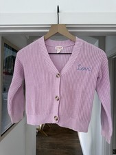 Cat Jack Girls Pink Cardigan Sweater Size, M 8
