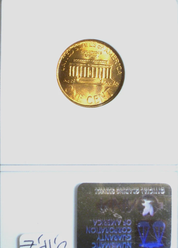 1995 MS68 RD DDO LINCOLN CENT - NGC - DOUBLE DIE OBVERSE - Image 2 of 2