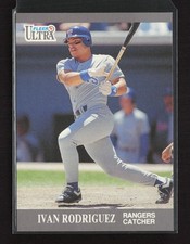 1991 Ultra Update #U-58 Ivan Rodriguez Texas Rangers Rookie