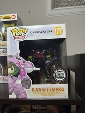 Funko Pop! Games Overwatch #177 D.Va with MEKA Carbon Fiber Blizzard Exclusive
