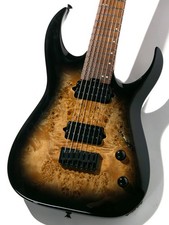 Jackson Pro Series Misha Mansoor Juggernaut HT7P Black Burst Burl 2020 Used