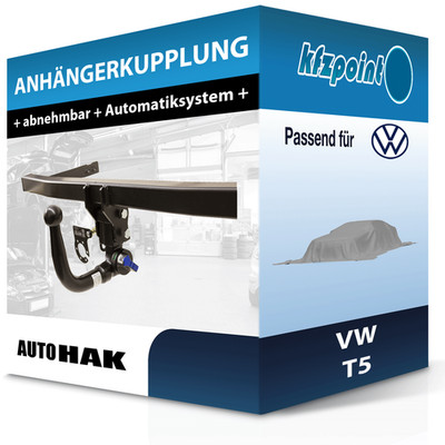 Für VW T5 09.2009-08.2015 AUTO HAK Anhängerkupplung abnehmbar neu