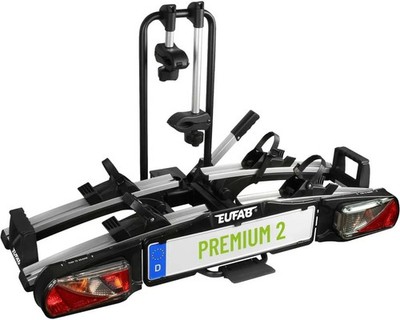 EUFAB 11521 Fahrradträger PREMIUM 2, E-Bike geeignet, komplett vormontiert, Dieb