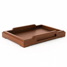 Toaster Crumb Catcher Tray with Handles - Elegant Wooden Countertop Protector...