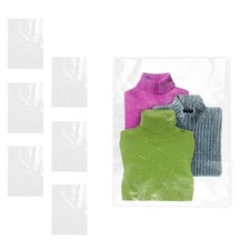 Flat Poly Bags, 20 x 30 Inch Clear Plastic, 2 Mil Open Top LDPE, 500 Pack