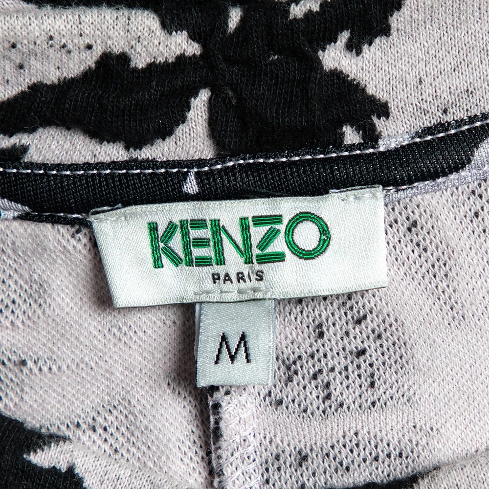 Abito Kenzo Lavanda Flocked Modello Astratto M