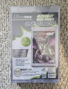 Ultra Pro - Current Size COMIC One-Touch Holder - 3 PACK Display Case Frame NEW