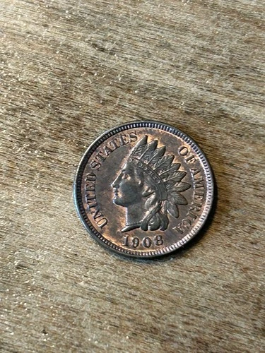 1908 Indian Cent AU