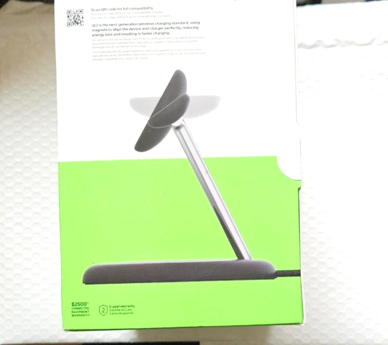 Belkin Boost Charge Pro 3-in-1 Qi2 Charging Stand w/ Magsafe WIZ023 Black - Image 2 of 4