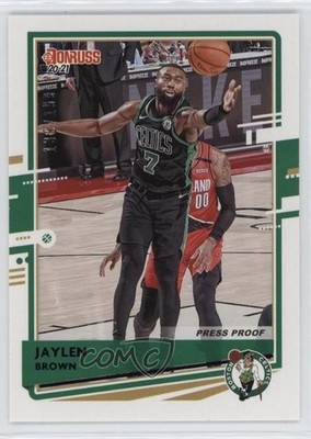 2020-21 Panini Donruss Press Proof Purple /199 Jaylen Brown #161 1f7d