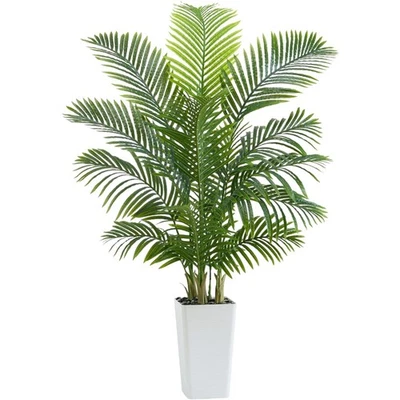 150cm Künstliche Palme Groß Echtwirkende Pflanzen Dekor Wohnzimmer Balkon - Bild 1 von 4