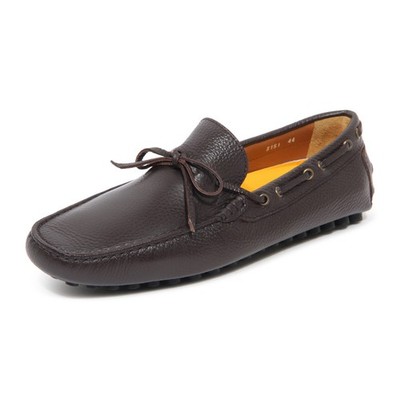 I1935 MOCASSINO UOMO DOUCAL'S MAN HAMMERED LOAFER BROWN