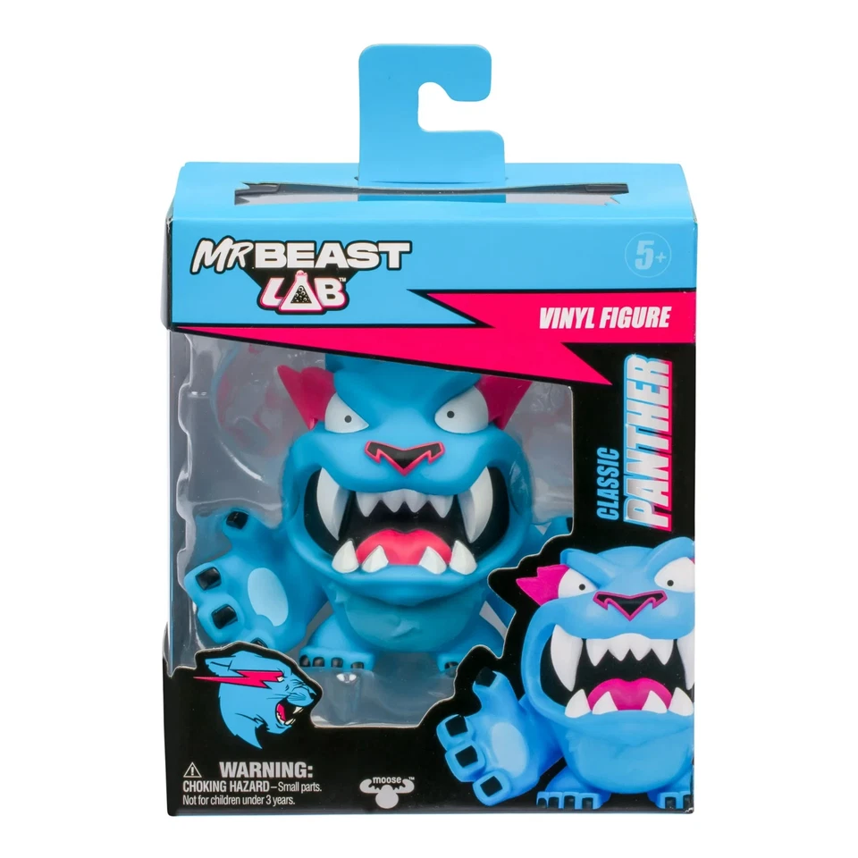 3 Pack MrBeast Lab Classic, Glow, Hyper Panther Vinyl Figure - New - Image 2 of 4