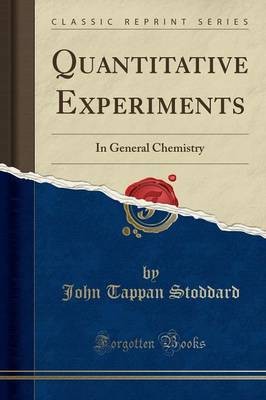 Quantitative Experiments In General Chemistry Clas