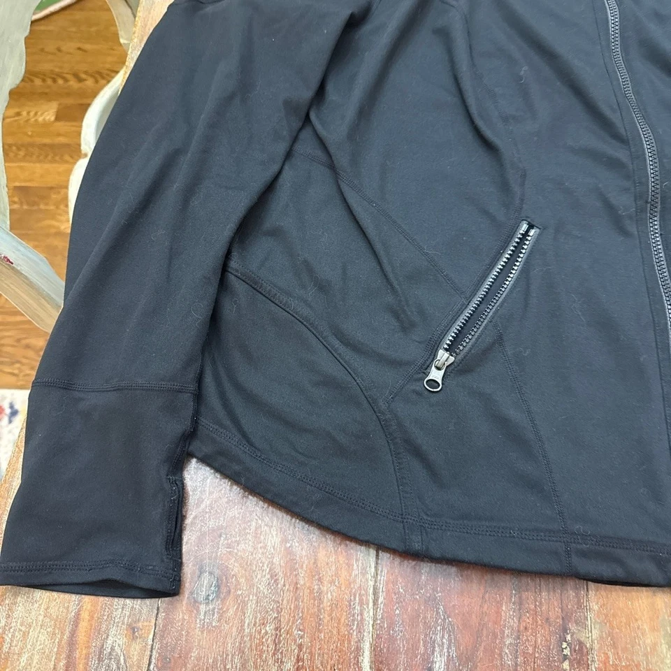 Women's Zella Black Full-Zip Active Jacket 3X - Image 4 of 4