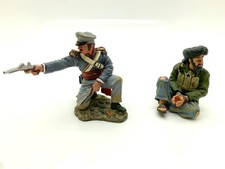 KING & COUNTRY TOY SOLDIERS TWO FIGURES AFGHAN PRISONER & ALAMO 60MM UNBOXED