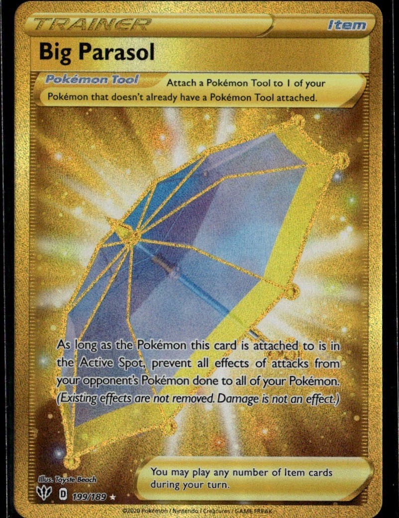 Big Parasol (Secret) Secret Rare SWSH03: Darkness Ablaze 199/189 NM