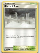 BLIZZARD TOWN 187/236 UNCOMMON UNIFIED MINDS POKEMON NEAR MINT