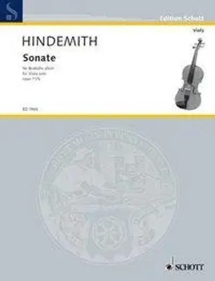 Sonate opus 11/5 | für Bratsche allein/for Viola solo, Noten, Edition Schott