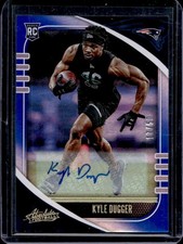 2020 Panini Absolute Kyle Dugger Signature Rookies RC Spectrum Blue Auto #/50