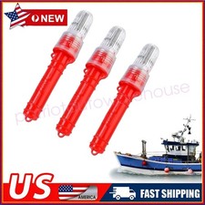 Electronic Boat Flare Boat Flares Safety Kit Signals 3Pcs Coast Guard Approved#