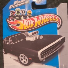 Hot Wheels Fast & Furious '70 Dodge Charger R/T 1:64 Black Diecast Unopened