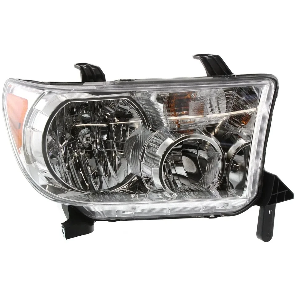 Headlight Set For 2007-2013 Toyota Tundra 2008-2016 Sequoia LH RH w/ bulb Foto 2 de 4